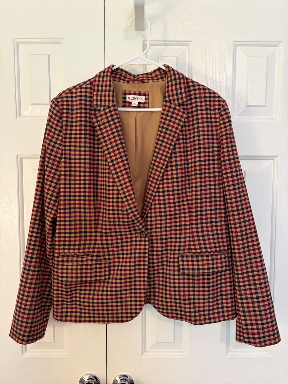 Merona Women's Plaid Blazer